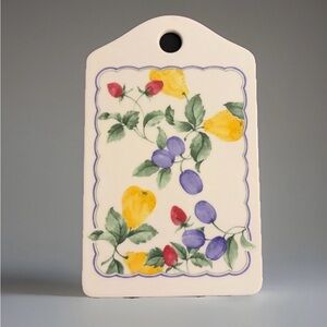 Vintage Federated Dept Stores Porcelain Cheese Board Fruit Pears Made in Japan